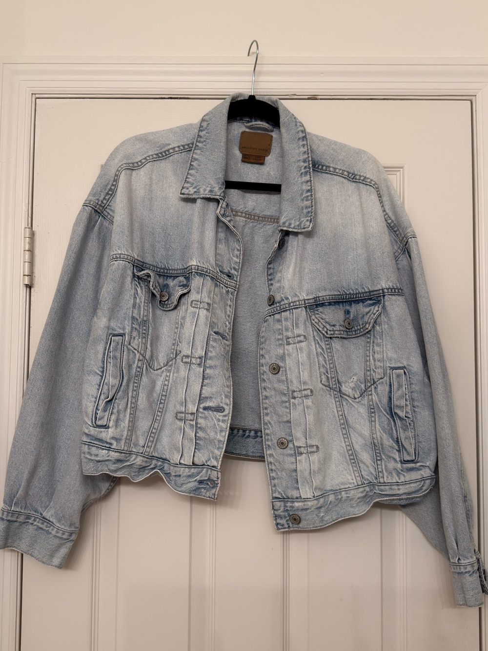 American Eagle Cropped Denim Jacket